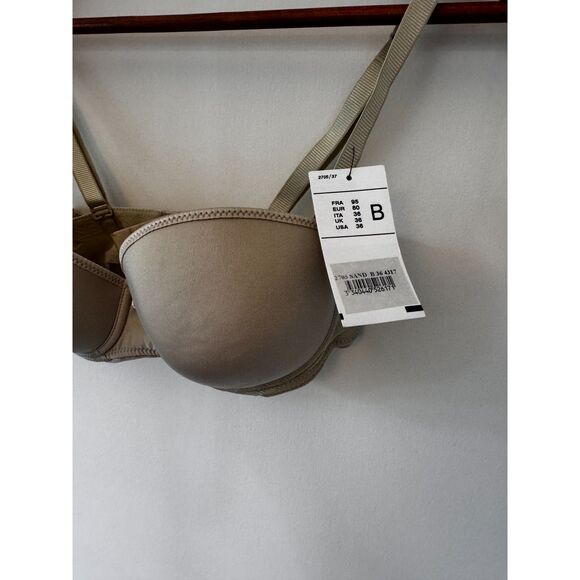 Chantelle Set of 2 Multi-Position Push-Up Bras Black/Beige 36B - Picture 7 of 8